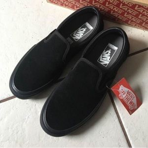 Vans Slip-on Pro Black Suede/Canvas